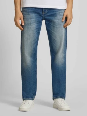 Jeansy o kroju straight fit z mieszanka bawełny model 'EDGE PERFORMACE DMB 6' Only & Sons