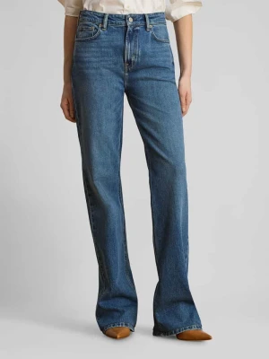 Jeansy o kroju straight fit z mieszanka bawełny w 5 kieszeni Lauren Ralph Lauren