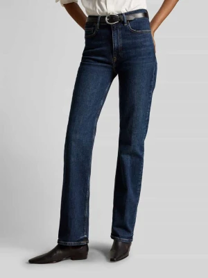 Jeansy o kroju straight fit z mieszanka bawełny w 5 kieszeni Polo Ralph Lauren