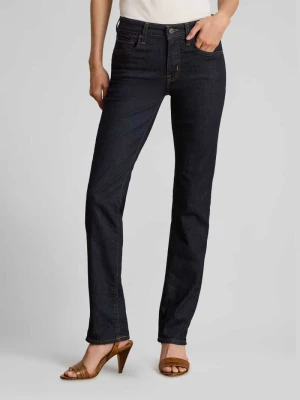 Jeansy o kroju straight fit z mieszanki bawełny Lauren Ralph Lauren
