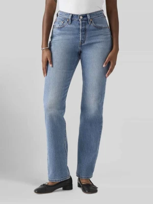Jeansy o kroju straight fit z mieszanki bawełny Levi's Jasnoniebieski