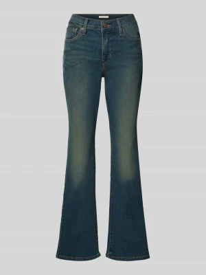 Jeansy o kroju straight fit z mieszanki bawełny model '315®' Levi's Ciemnoniebieski
