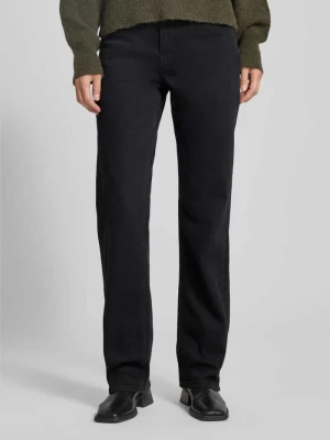 Jeansy o kroju straight fit z mieszanki bawełny model ‘ADA’ Boss Orange