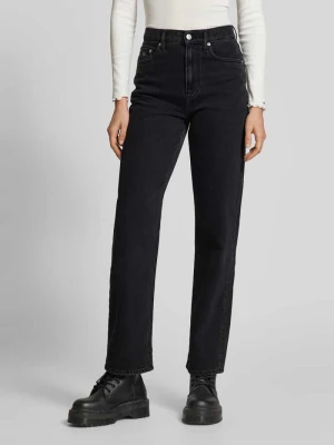 Jeansy o kroju straight fit z mieszanki bawełny model ‘LAYLA’ Tommy Jeans