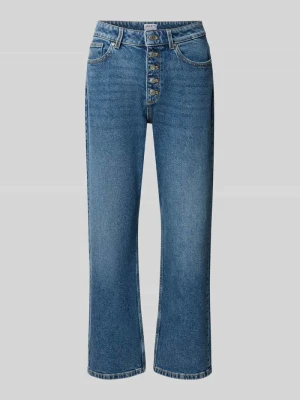 Jeansy o kroju straight fit z mieszanki bawełny model 'X076' Jake*s Jeansowy niebieski
