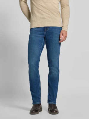 Jeansy o kroju straight fit z mieszanki bawełny Tommy Hilfiger