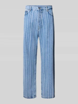 Jeansy o kroju straight fit z nadrukiem na całej powierzchni model ‘Rylan’ Carhartt Work In Progress