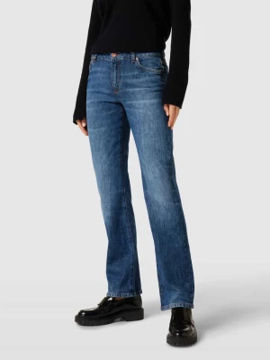 Jeansy o kroju straight fit z naszywką z logo model ‘CROSBY’ mustang
