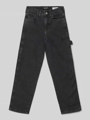 Jeansy o kroju straight fit z naszywką z logo model ‘Hammers’ CARS JEANS