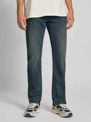 Jeansy o kroju straight fit z naszywką z logo model ‘Mosa’ G-Star Raw
