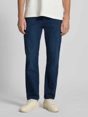 Jeansy o kroju straight fit z wpuszczanymi kieszeniami model ‘CLARK’ jack & jones