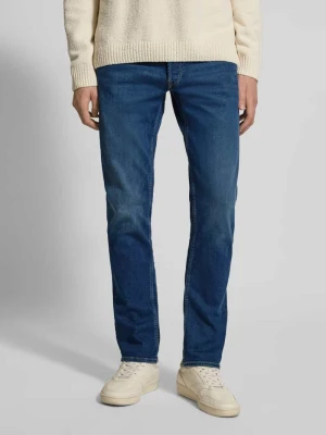 Jeansy o kroju straight fit z wpuszczanymi kieszeniami model ‘GROVER’ Replay