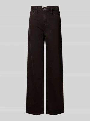 Jeansy o kroju straight fit z wpuszczanymi kieszeniami Stefanel