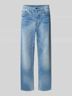 Jeansy o kroju straight fit ze szwami w kontrastowym kolorze Carhartt Work In Progress