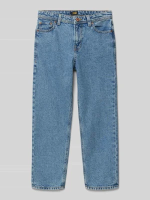 Jeansy o kroju straight leg z 5 kieszeniami model ‘CHRIS’ Jack&Jones Niebieski