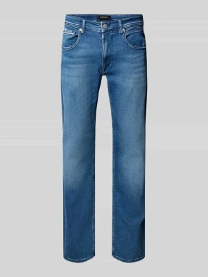 Jeansy o kroju straight leg z 5 kieszeniami model ‘GROVER’ Replay