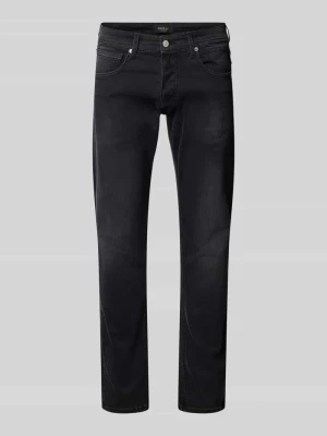 Jeansy o kroju straight leg z 5 kieszeniami model ‘GROVER’ Replay