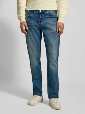 Jeansy o kroju straight tapered fit z dodatkiem streczu model ‘3301’ G-Star Raw
