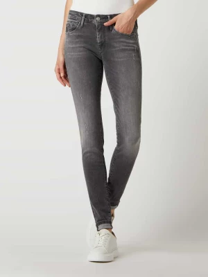 Jeansy o kroju super skinny fit z dodatkiem streczu model ‘Adriana’ Mavi Jeans