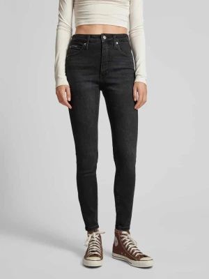 Jeansy o kroju super skinny fit z mieszanki bawełny Calvin Klein Jeans