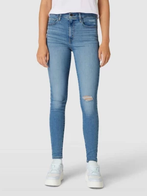 Jeansy o kroju super skinny fit z wysokim stanem i efektem znoszenia Levi's®