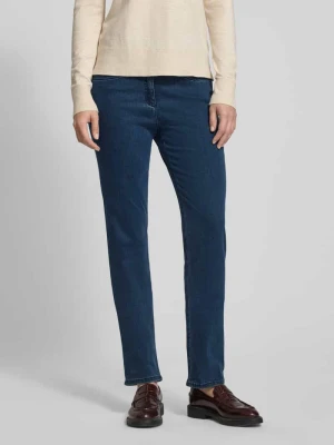 Jeansy o kroju super slim fit z wpuszczanymi kieszeniami model ‘Laura Glam’ Raphaela By Brax