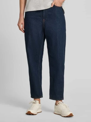 Jeansy o kroju tapered fit barrel z czystej bawełny Polo Ralph Lauren Jeansowy niebieski
