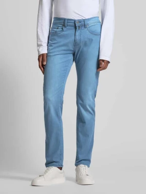 Zdjęcie produktu Jeansy o kroju tapered fit z 5 kieszeniami model ‘Lyon’ Pierre Cardin