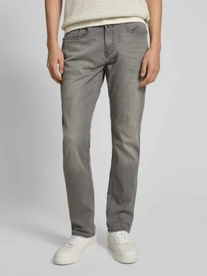 Jeansy o kroju tapered fit z 5 kieszeniami model ‘Lyon’ Pierre Cardin
