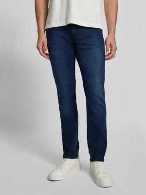 Jeansy o kroju tapered fit z 5 kieszeniami model ‘Lyon’ Pierre Cardin