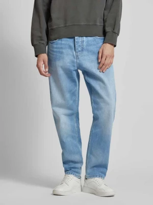 Jeansy o kroju tapered fit z 5 kieszeniami model ‘NEWEL’ Carhartt Work In Progress