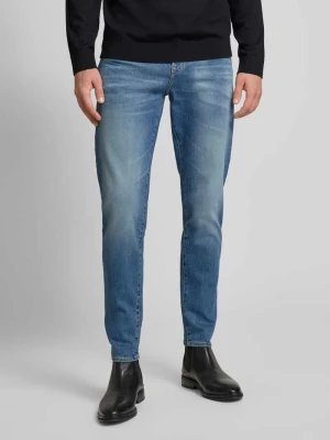 Jeansy o kroju tapered fit z 5 kieszeniami model ‘ONYX’ Boss Orange