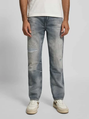 Jeansy o kroju tapered fit z czystej bawełny model ‘TROY BO CAST’ Boss Orange