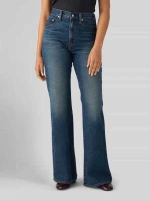 Jeansy o kroju tapered fit z czystej bawełny w stylu 5 kieszeni Levi's Ciemnoniebieski