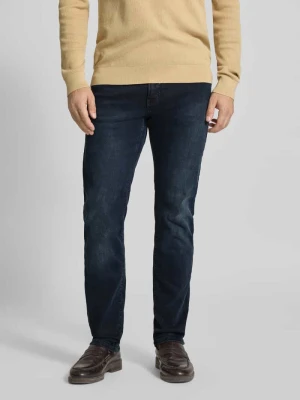Jeansy o kroju tapered fit z dodatkiem lyocellu model ‘Lyon’ Pierre Cardin
