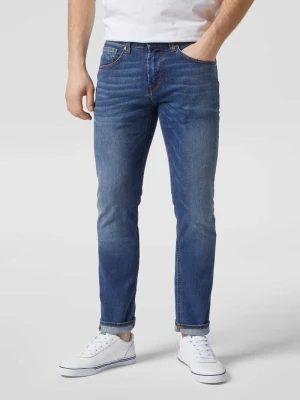 Jeansy o kroju tapered fit z dodatkiem streczu model ‘Jayden’ BALDESSARINI