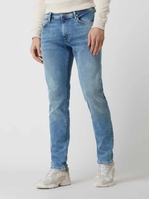 Jeansy o kroju tapered fit z dodatkiem streczu model ‘Stanley’ Pepe Jeans