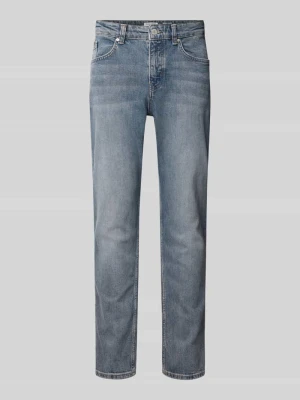 Jeansy o kroju tapered fit z mieszanki bawełny Marc O'Polo Jasnoniebieski