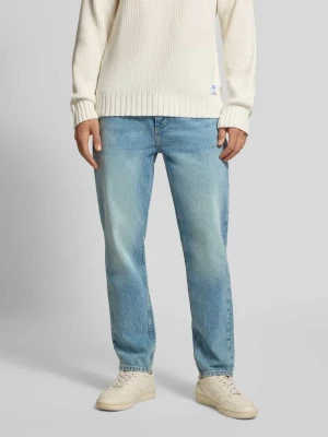 Jeansy o kroju tapered fit z mieszanki bawełny model ‘BRODY’ Hugo Blue