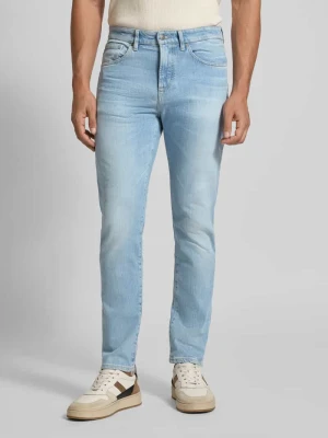 Jeansy o kroju tapered fit z mieszanki bawełny model ‘ONYX’ Boss Orange