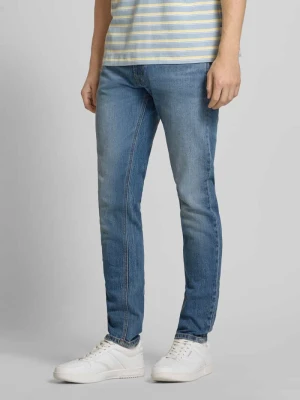 Jeansy o kroju tapered fit z mieszanki bawełny model ‘SPIKE’ Pepe Jeans