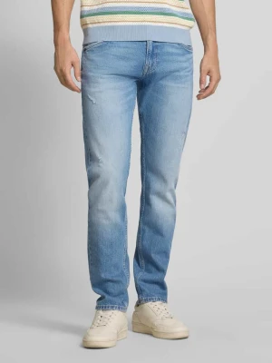 Jeansy o kroju tapered fit z mieszanki bawełny Pepe Jeans