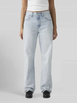 Jeansy o kroju tapered fit z mieszanki bawełny, w fasonie z 5 kieszeni Levi's Jasnoniebieski