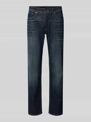 Jeansy o kroju tapered fit z wpuszczanymi kieszeniami model ‘MIKE’ jack & jones