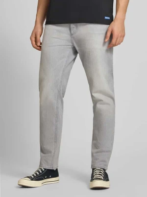 Jeansy o kroju tapered straight fit z mieszanka bawełny model 'BRODY' Hugo Blue