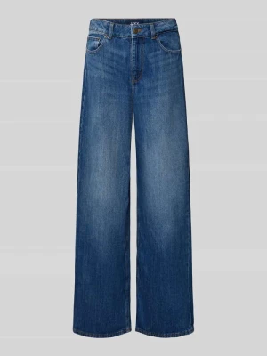 Jeansy o kroju wide fit w 5 kieszeni model 'TOKYO' JJXX Jeansowy niebieski melanż