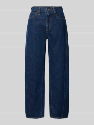 Jeansy o kroju wide fit w stylu 5-kieszeniowym GAP Ciemnoniebieski