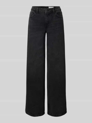 Jeansy o kroju wide fit z 5 kieszeniami model ‘KETTIE’ Noisy May