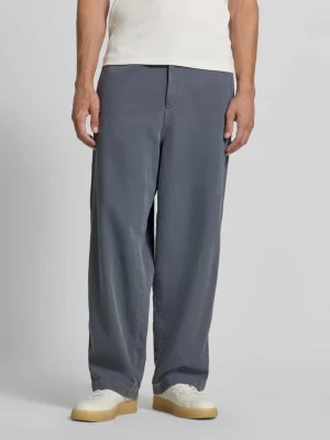 Jeansy o kroju wide fit z częściowo elastycznym pasem model 'Lycaz' American vintage
