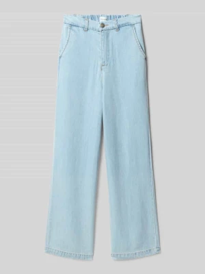 Jeansy o kroju wide fit z czystego lyocellu model 'Alya' CARS JEANS